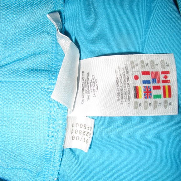 Blue Adidas Capris Size Small - Picture 3 of 6